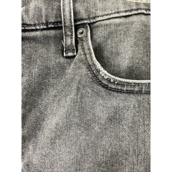 GAP 1969 Jeans Womens Size 12 Faded Black‎ Denim True Skinny Stretch - Picture 15 of 16
